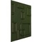 Ekena Millwork 11 7/8in. W x 11 7/8in. H Oslo EnduraWall Decorative 3D Wall Panel Covers 0.98 Sq. Ft. WP12X12OSGCG - alternate 3